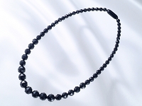 7mm径~12mm径カット玉グラデーションネックレス