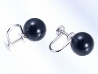 10mm径丸玉イヤリング